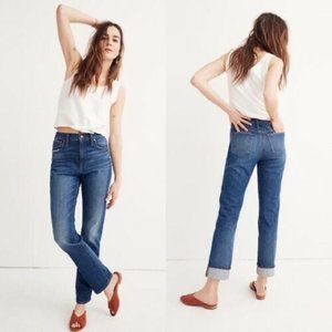 Madewell High Rise Slim Boyjean Boyfriend Jeans 27